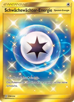 Pokémon-Karte Schwächewächter-Energie 258/236