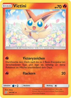 Pokémon-Karte Victini 026/236