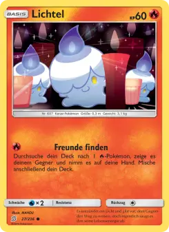 Pokémon-Karte Lichtel 027/236