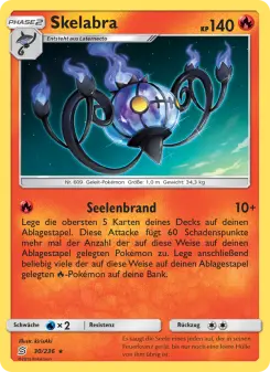 Pokémon-Karte Skelabra 030/236