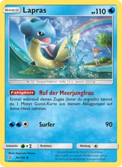 Pokémon-Karte Lapras 036/236