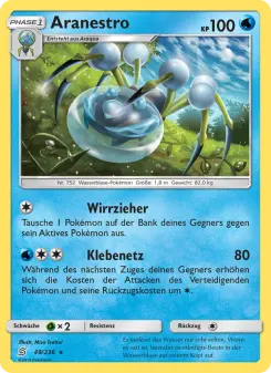 Pokémon-Karte Aranestro 049/236