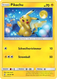 Pokémon-Karte Pikachu 056/236