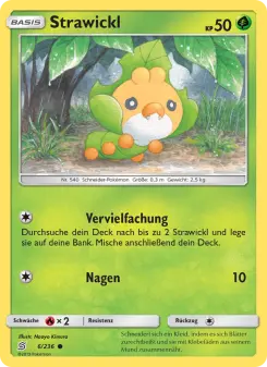Pokémon-Karte Strawickl 006/236