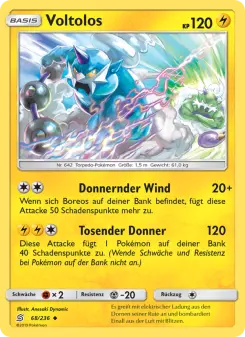 Pokémon-Karte Voltolos 068/236