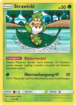 Pokémon-Karte Strawickl 007/236