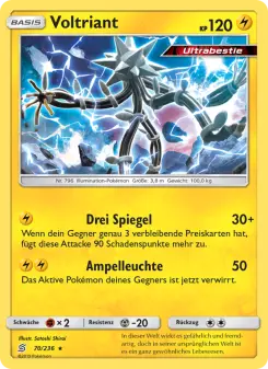 Pokémon-Karte Voltriant 070/236
