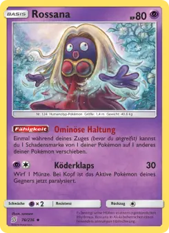 Pokémon-Karte Rossana 076/236