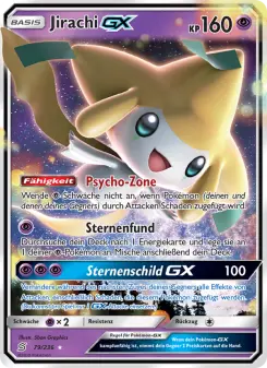 Pokémon-Karte Jirachi GX 079/236