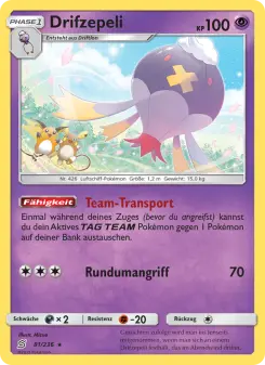 Pokémon-Karte Drifzepeli 081/236
