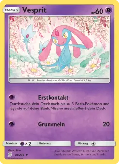 Pokémon-Karte Vesprit 084/236