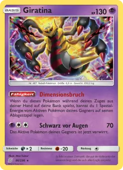 Pokémon-Karte Giratina 086/236