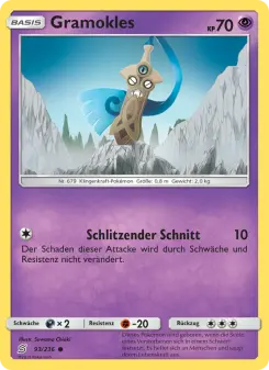 Pokémon-Karte Gramokles 093/236
