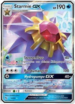 Pokémon-Karte Starmie GX 014/068