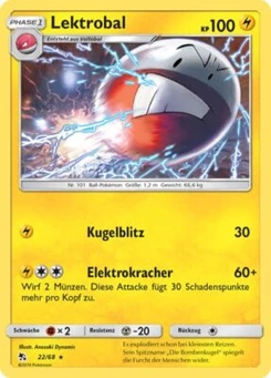 Pokémon-Karte Lektrobal 022/068