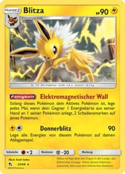 Pokémon-Karte Blitza 023/068