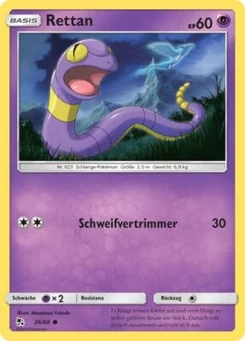 Pokémon-Karte Rettan 026/068