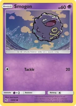 Pokémon-Karte Smogon 028/068