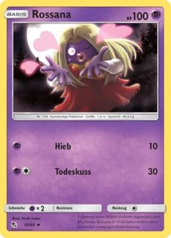 Pokémon-Karte Rossana 030/068