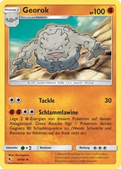 Pokémon-Karte Georok 034/068