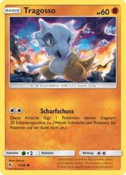 Pokémon-Karte Tragosso 037/068