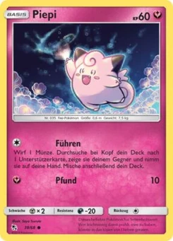 Pokémon-Karte Piepi 038/068