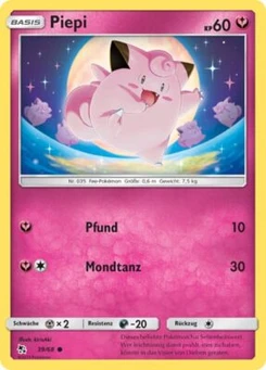 Pokémon-Karte Piepi 039/068