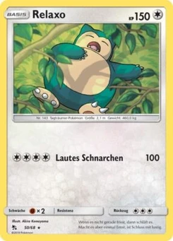 Pokémon-Karte Relaxo 050/068