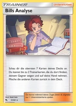 Pokémon-Karte Bills Analyse 051/068