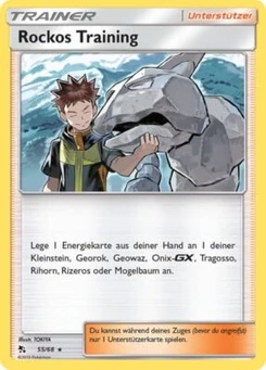 Pokémon-Karte Brock’s Training 055/068