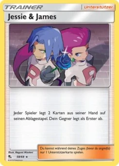 Pokémon-Karte Jessie & James 058/068