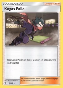 Pokémon-Karte Kogas Falle 059/068