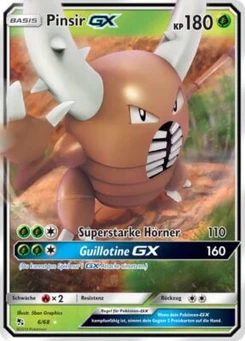 Pokémon-Karte Pinsir GX 006/068