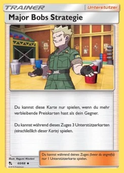 Pokémon-Karte Major Bobs Strategie 060/068