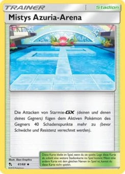 Pokémon-Karte Misty’s Cerulean City Gym 061/068