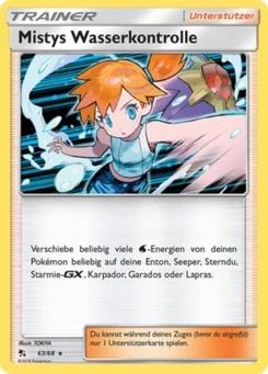 Pokémon-Karte Misty’s Water Command 063/068
