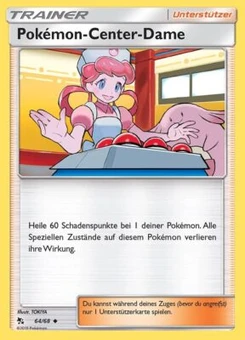 Pokémon-Karte Pokémon-Center-Dame 064/068
