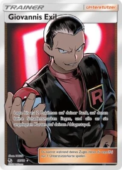 Pokémon-Karte Giovannis Exil 067/068
