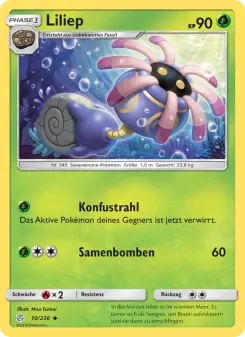 Pokémon-Karte Liliep 010/236