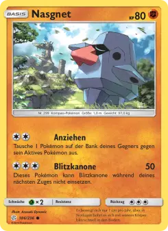 Pokémon-Karte Nasgnet 106/236