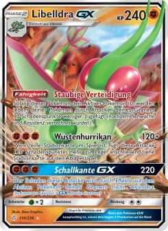 Pokémon-Karte Libelldra GX 110/236
