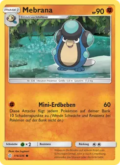 Pokémon-Karte Mebrana 116/236