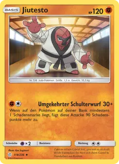 Pokémon-Karte Jiutesto 118/236
