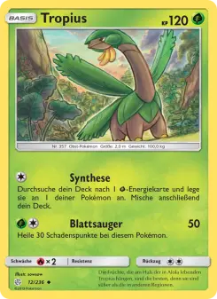 Pokémon-Karte Tropius 012/236