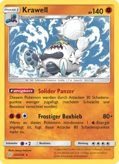 Pokémon-Karte Krawell 122/236