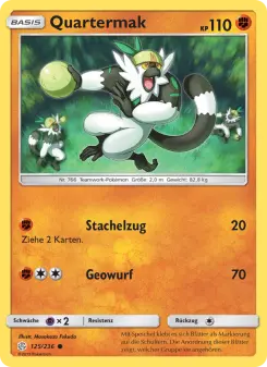 Pokémon-Karte Quartermak 125/236