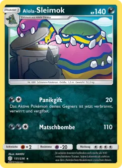 Pokémon-Karte Alola-Sleimok 131/236
