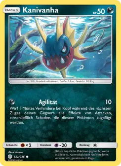 Pokémon-Karte Kanivanha 132/236