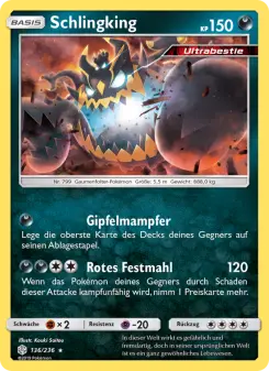Pokémon-Karte Schlingking 136/236