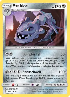 Pokémon-Karte Stahlos 139/236